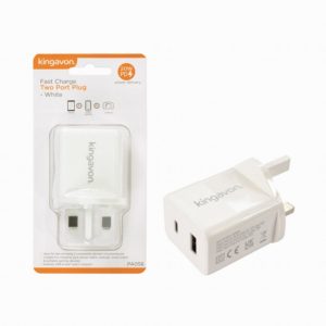 Charger for USB C & Type A Plug in Fast Charge