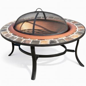 Patio Heater Fire Pit Oval Deluxe