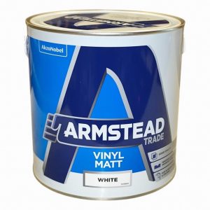 Paint Vinyl Matt White 2.5Ltr.