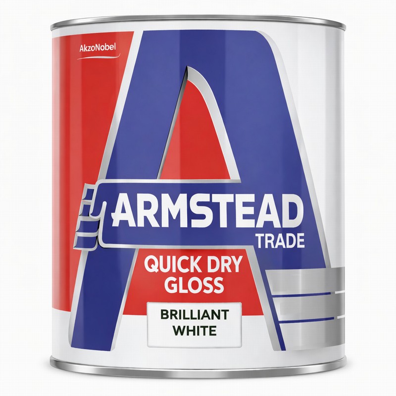 Paint Acrylic Gloss Brilliant White 1Ltr.