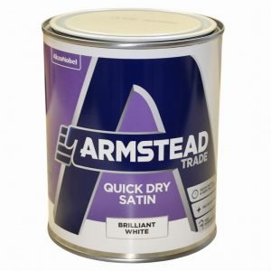 Paint Satin Finish Brilliant White 5Ltr. Q./D. W.Base