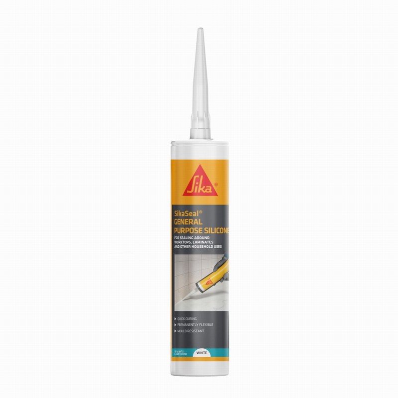 Sealant Silicone G.P. H.Mod. White C3-295ml Cart