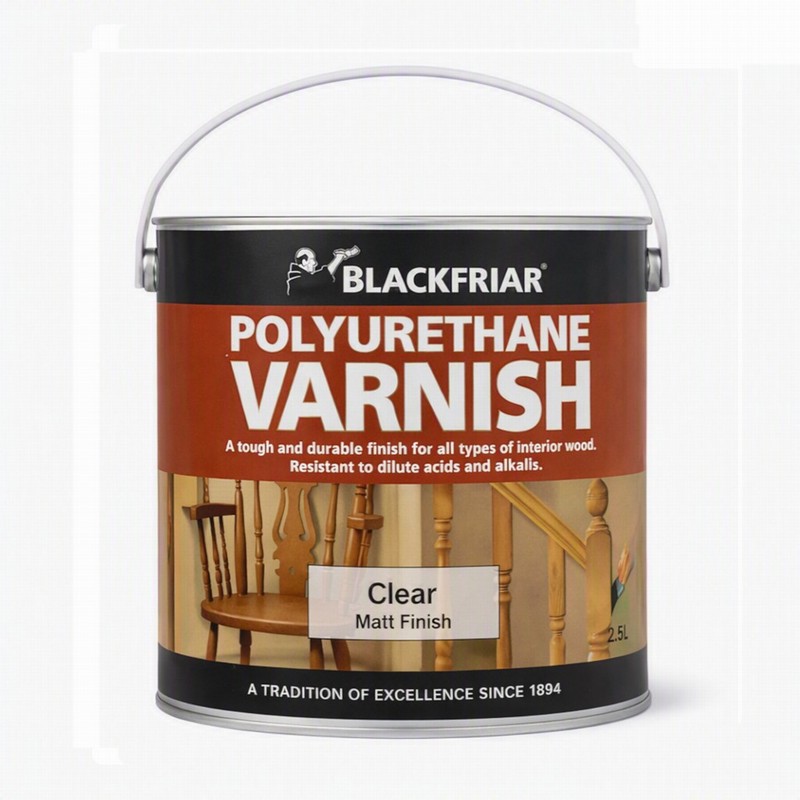 Varnish Polyurethane Clear Matt 2.5Ltr.