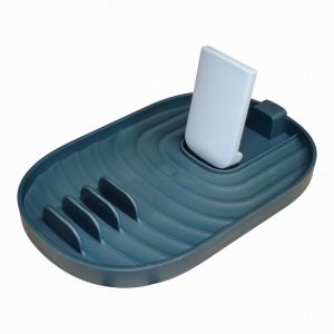 Kitchen Lid & Utensil Rack WARRIOR Folding & Wall Mount Blue