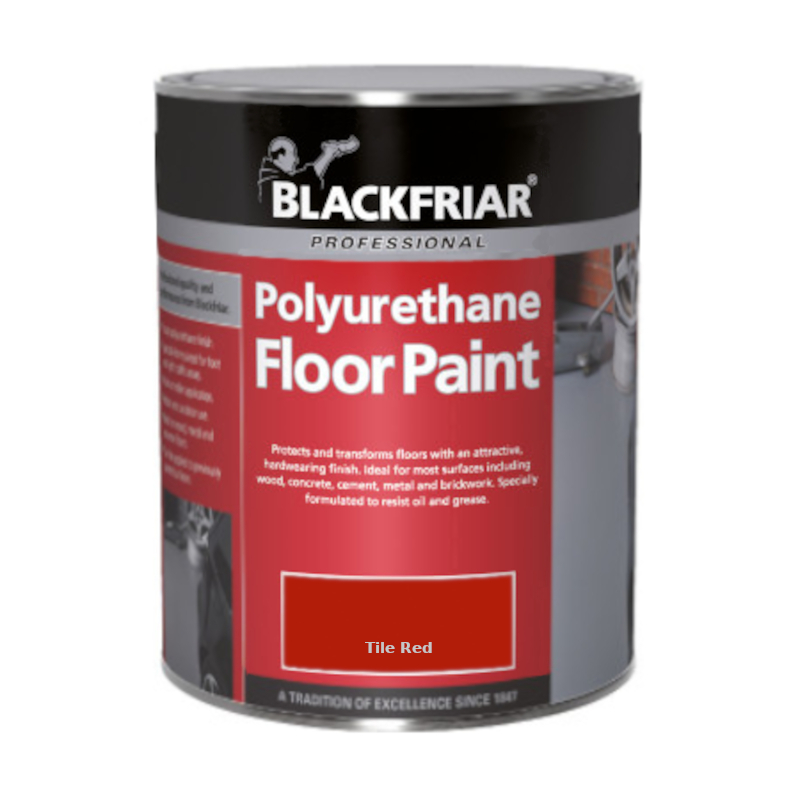 Paint Polyeurathane Floor Tile Red 5Ltr.