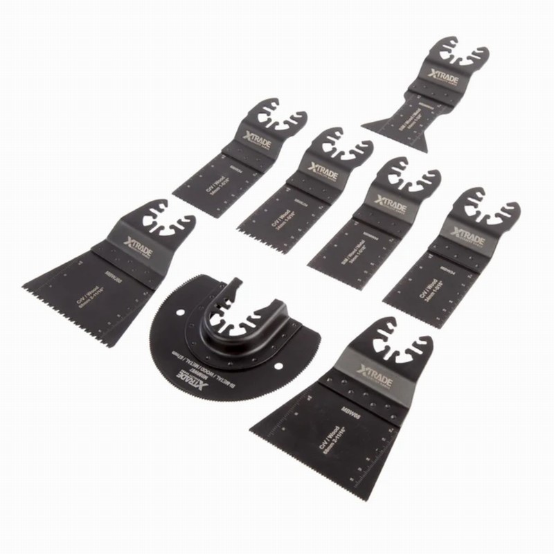 Multi Tool Blade Set x 8 Quick Release in Case - Image 2
