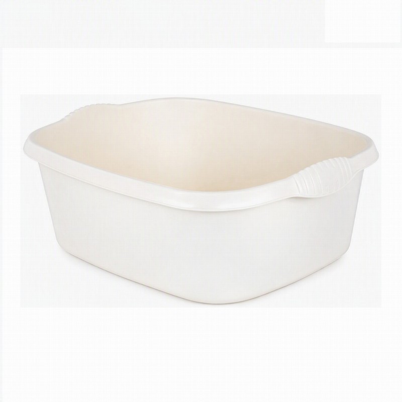 Bowl Washing Up 39cm Rect. Deluxe Soft Cream