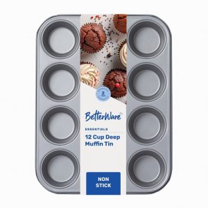 Muffin Tray Deep 12 Cup BETTERWARE